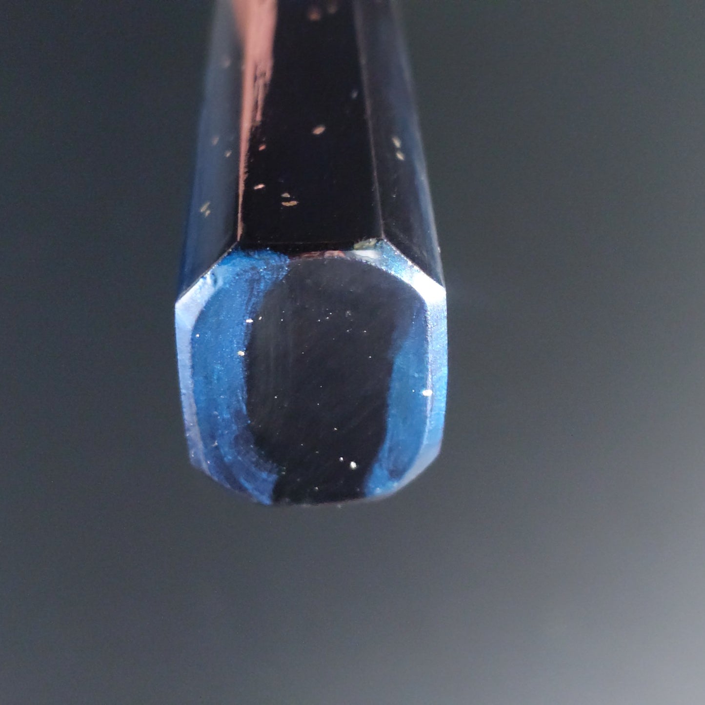 堺孝行 VG-10 33層ダマスカス鋼 剣型牛刀190㎜ 樫漆シリーズ 彩宇