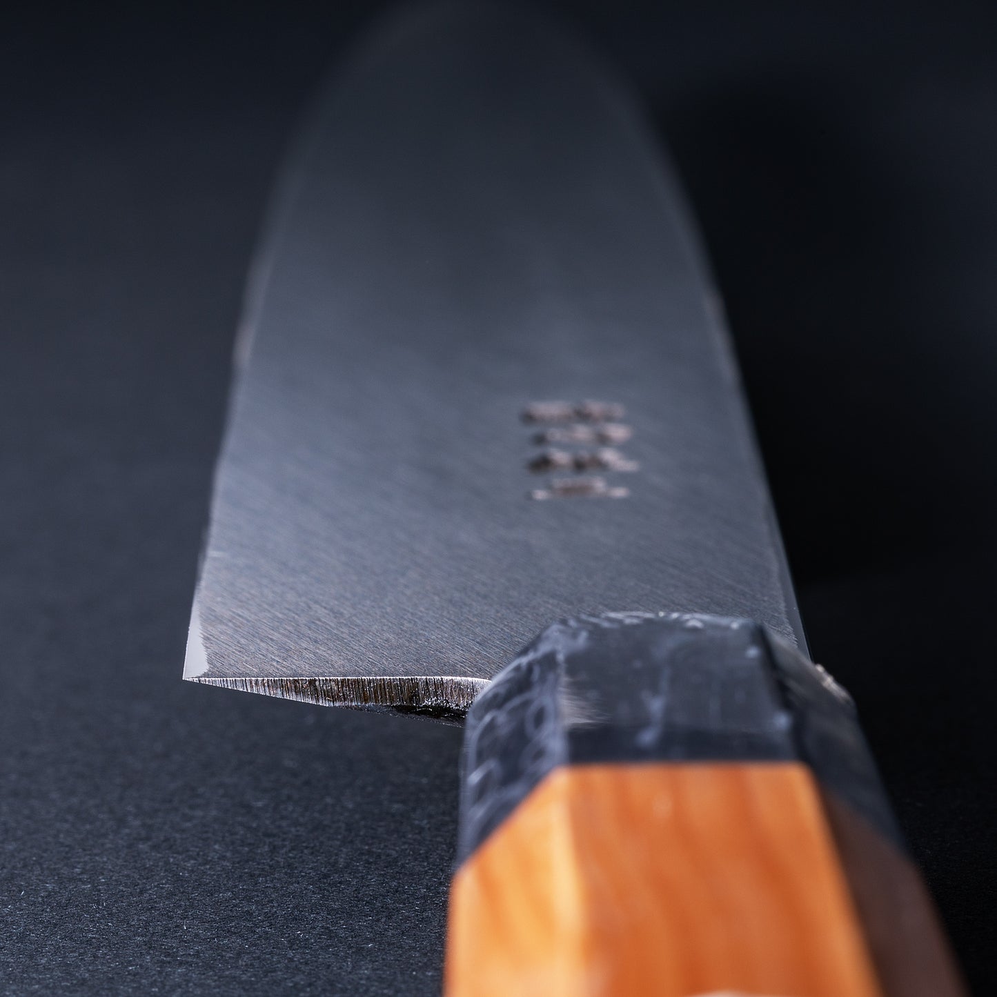 酔心　銀三鋼本霞　柳刃　240㎜