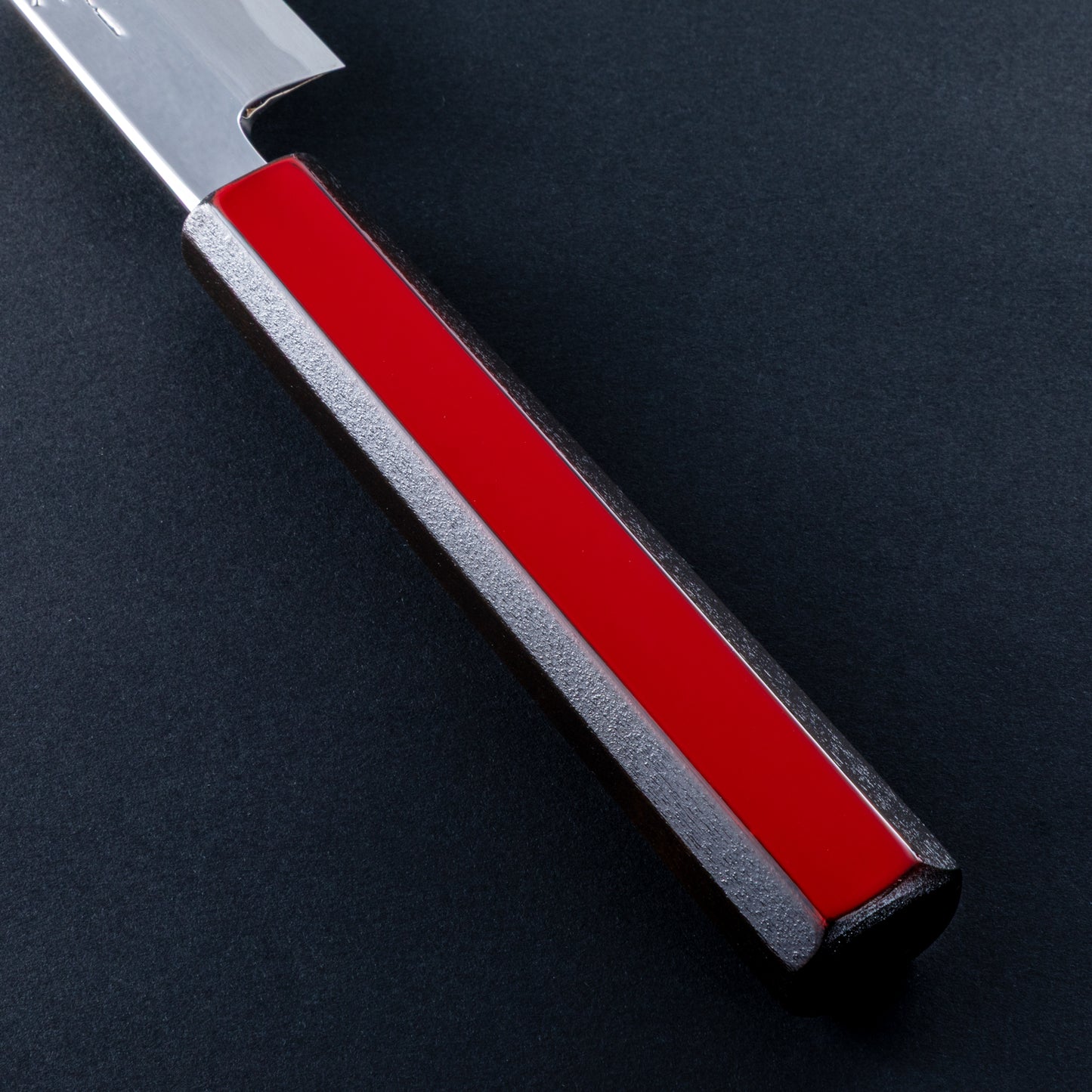 景清　白一鋼　 柳刃　赤呂柄