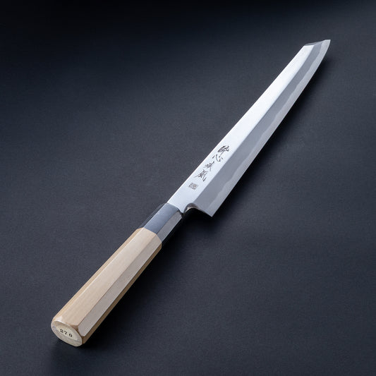 土井逸夫 作 青二鋼　酔心  疾風lite　剣型柳刃　270㎜