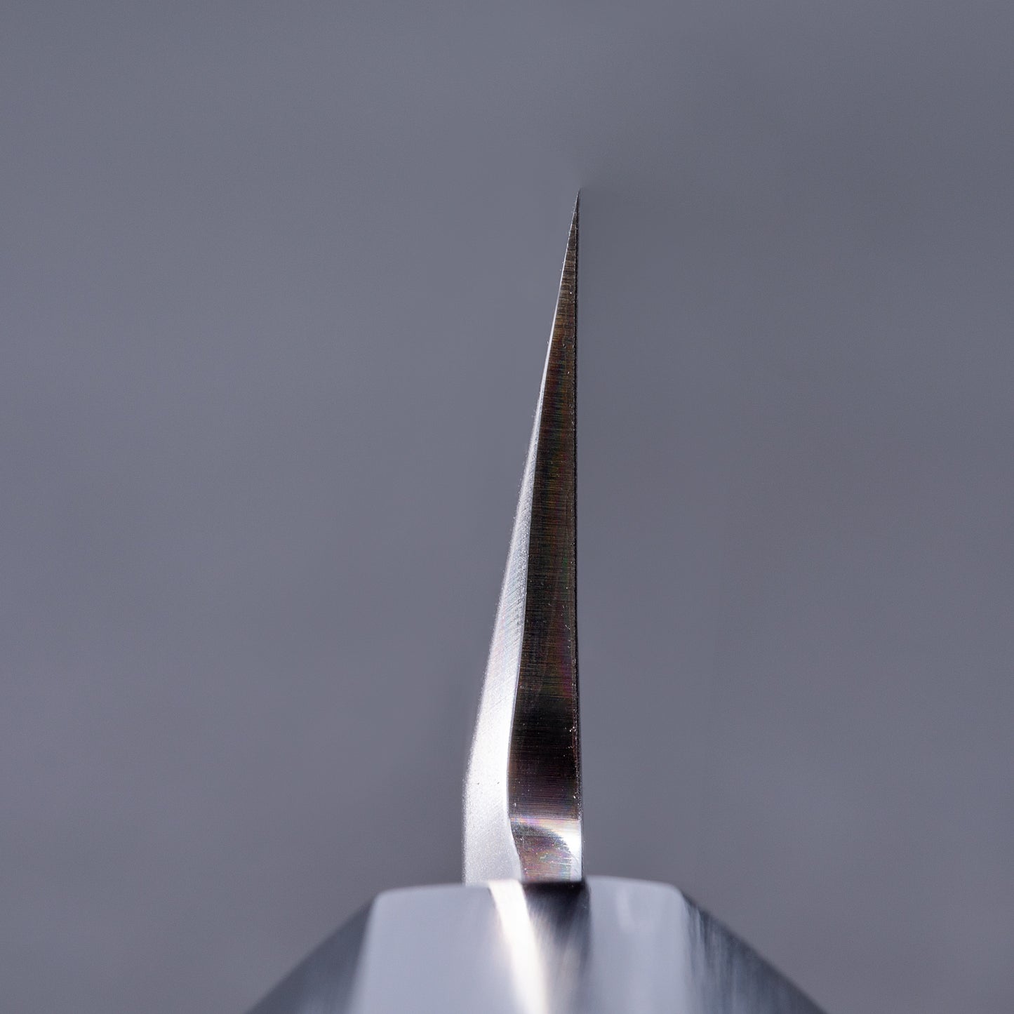 郷右馬允義弘　銀三鋼墨流し　先丸蛸引300㎜ 　朴八角柄