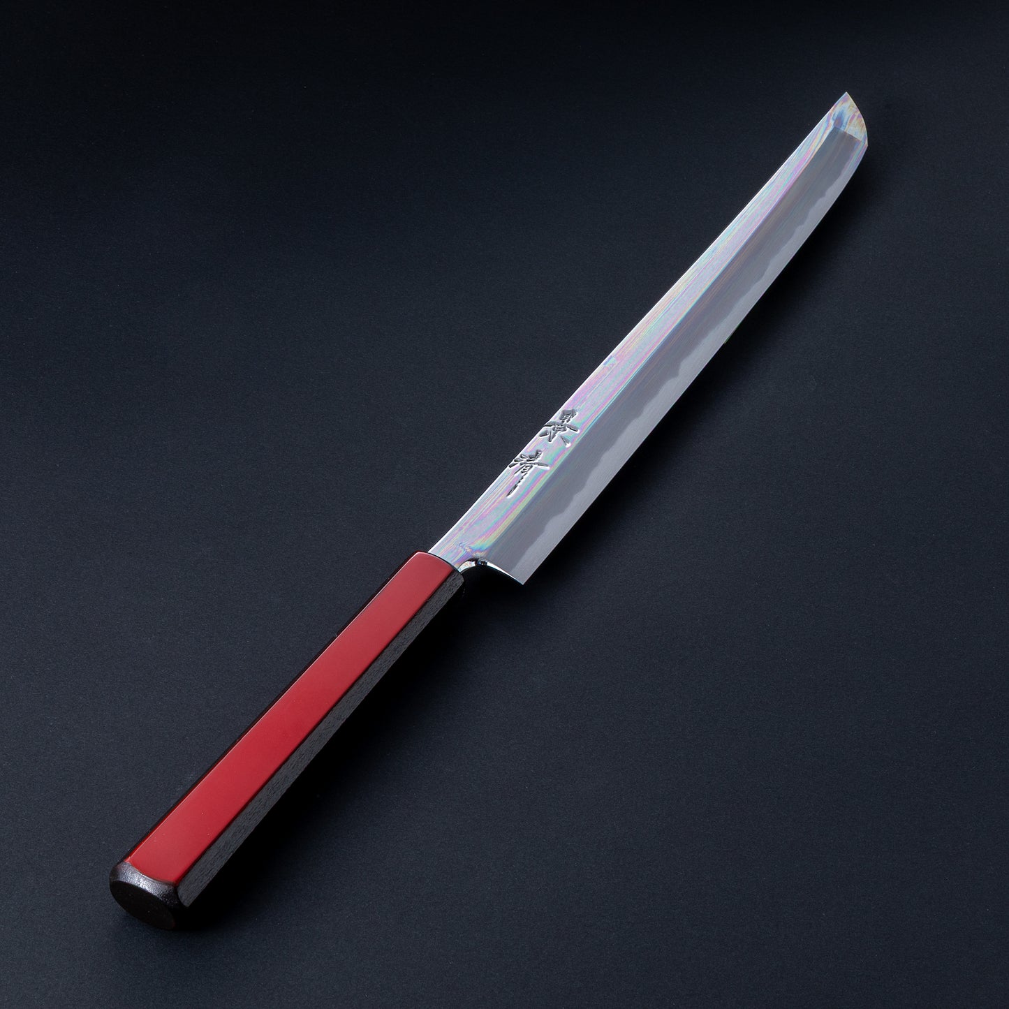 景清　白一鋼　先丸タコ引　270㎜　赤呂柄