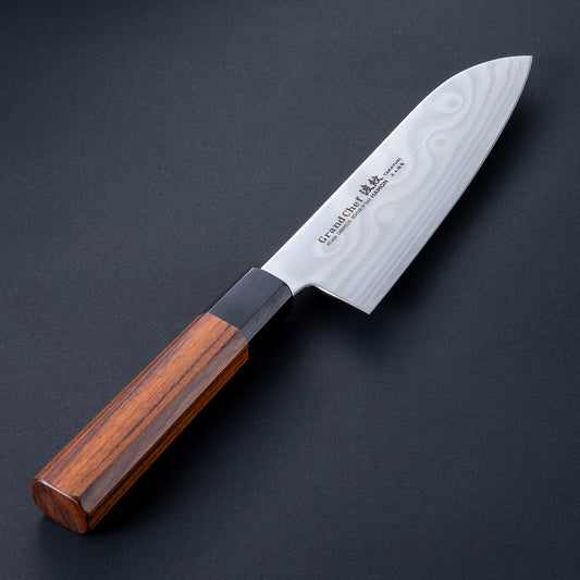 堺孝行　45層ダマスカス　グランドシェフ波紋　和三徳　170㎜