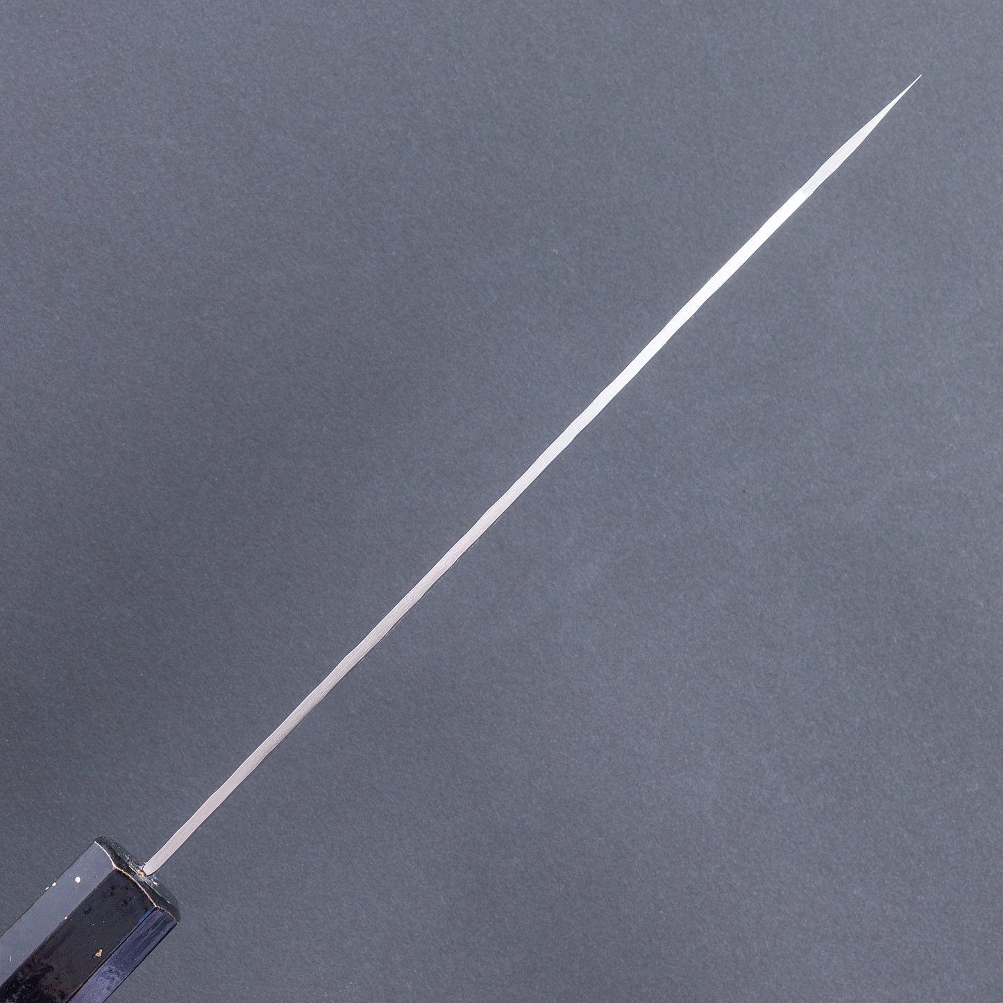 堺孝行　33層ダマスカス鋼　剣型三徳160㎜　樫漆シリーズ　彩宇