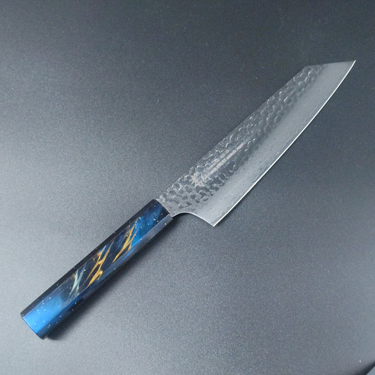 堺孝行　VG-10　33層ダマスカス鋼　剣型牛刀190㎜　樫漆シリーズ　彩宇