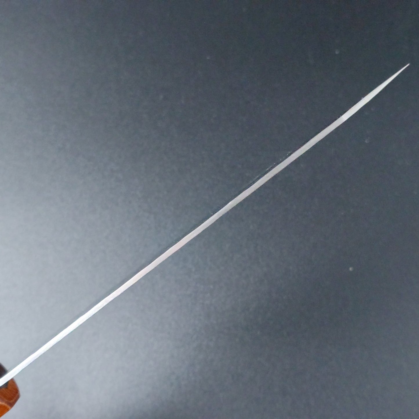 堺孝行　VG-10　33層ダマスカス鋼　剣型三徳160㎜　樫漆シリーズ　焼漆莉