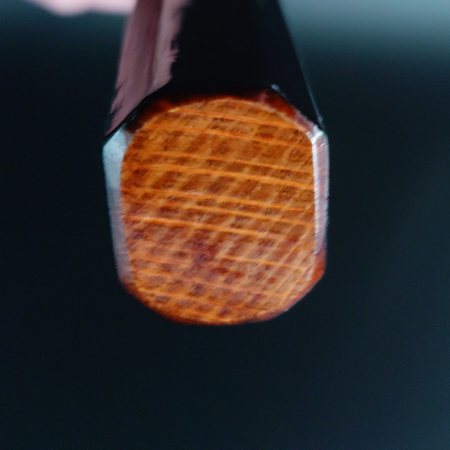 堺孝行　VG-10　33層ダマスカス鋼　剣型三徳160㎜　樫漆シリーズ　焼漆莉