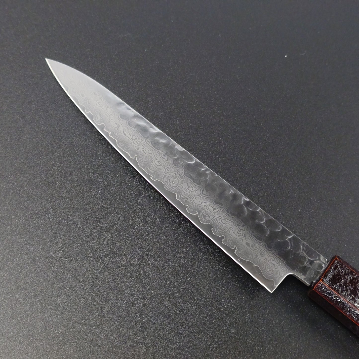 堺孝行　VG-10　33層ダマスカス鋼　和ペティ150㎜　樫漆シリーズ　琳凰青