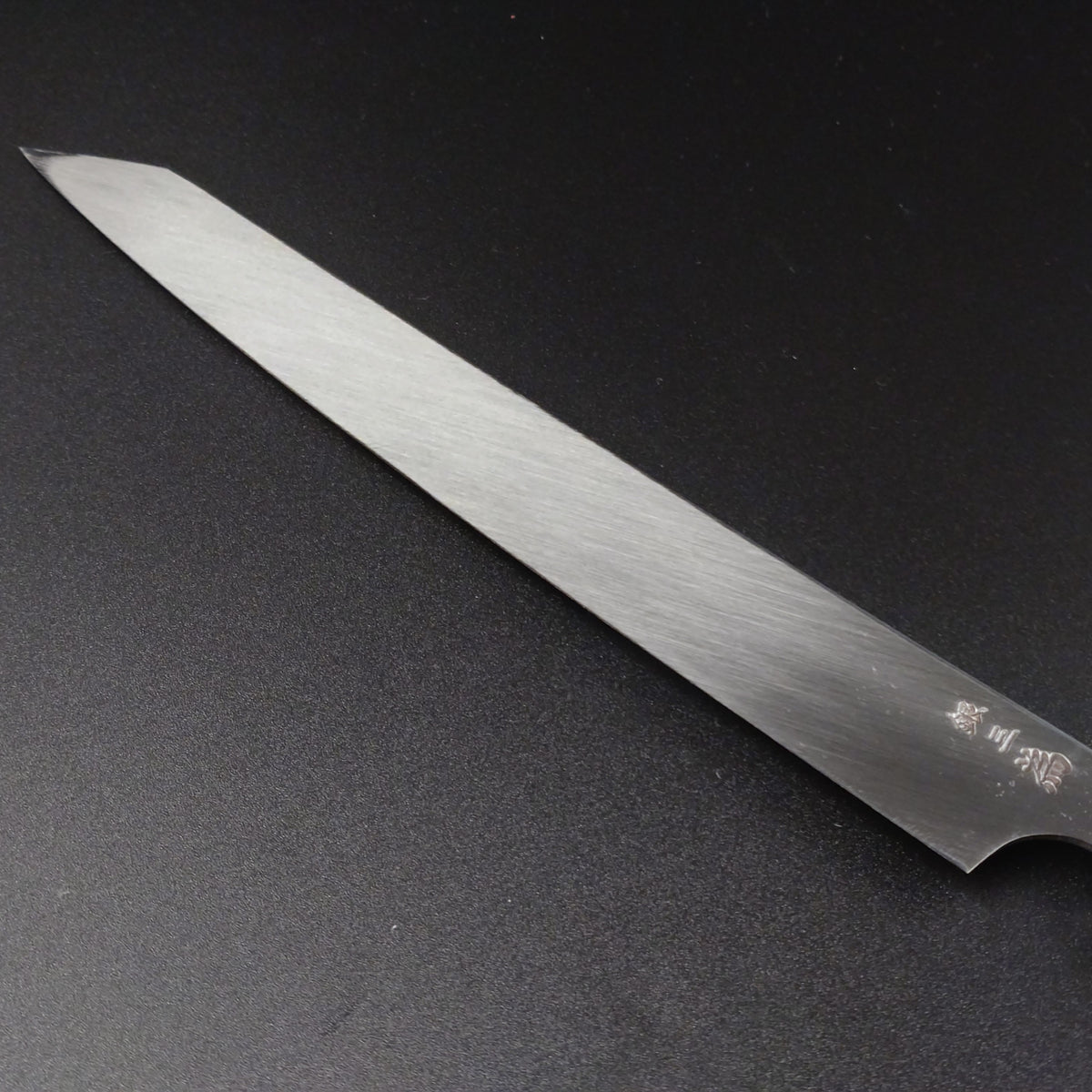 堺孝行　飛燕片刃銀三鋼墨流　華吹雪270mm　塗鞘ピン付